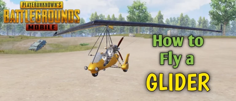 How To Fly A Glider In Pubg Mobile
