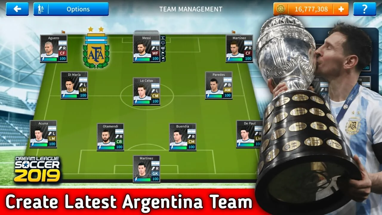 How To Create Argentina Team In Dream League Soccer 2021