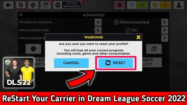 How To Restart Carrier In Dream League Soccer 2022